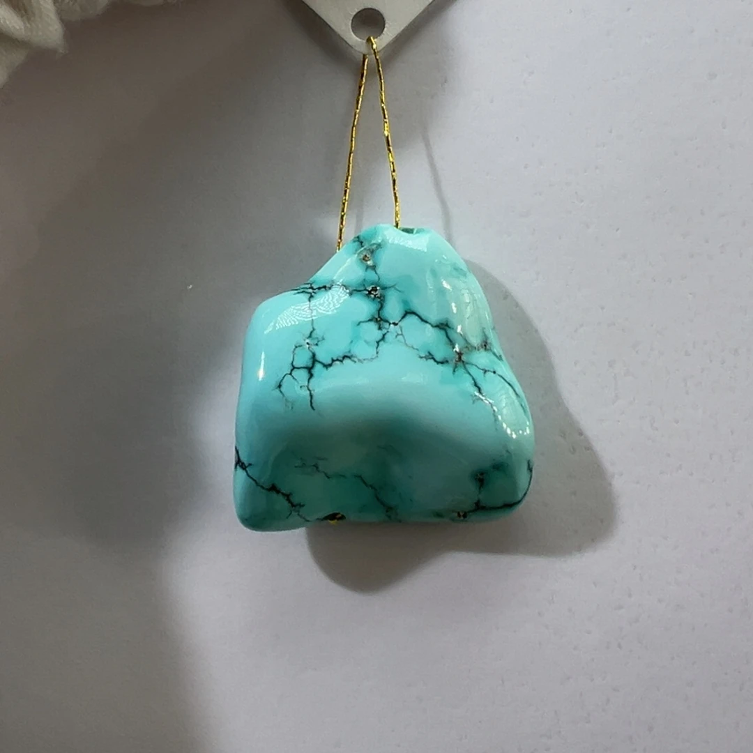 绿松石未镶嵌挂件7g