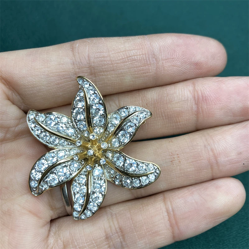 合金胸针 精工密镶花朵胸针2-27【2070205-034】