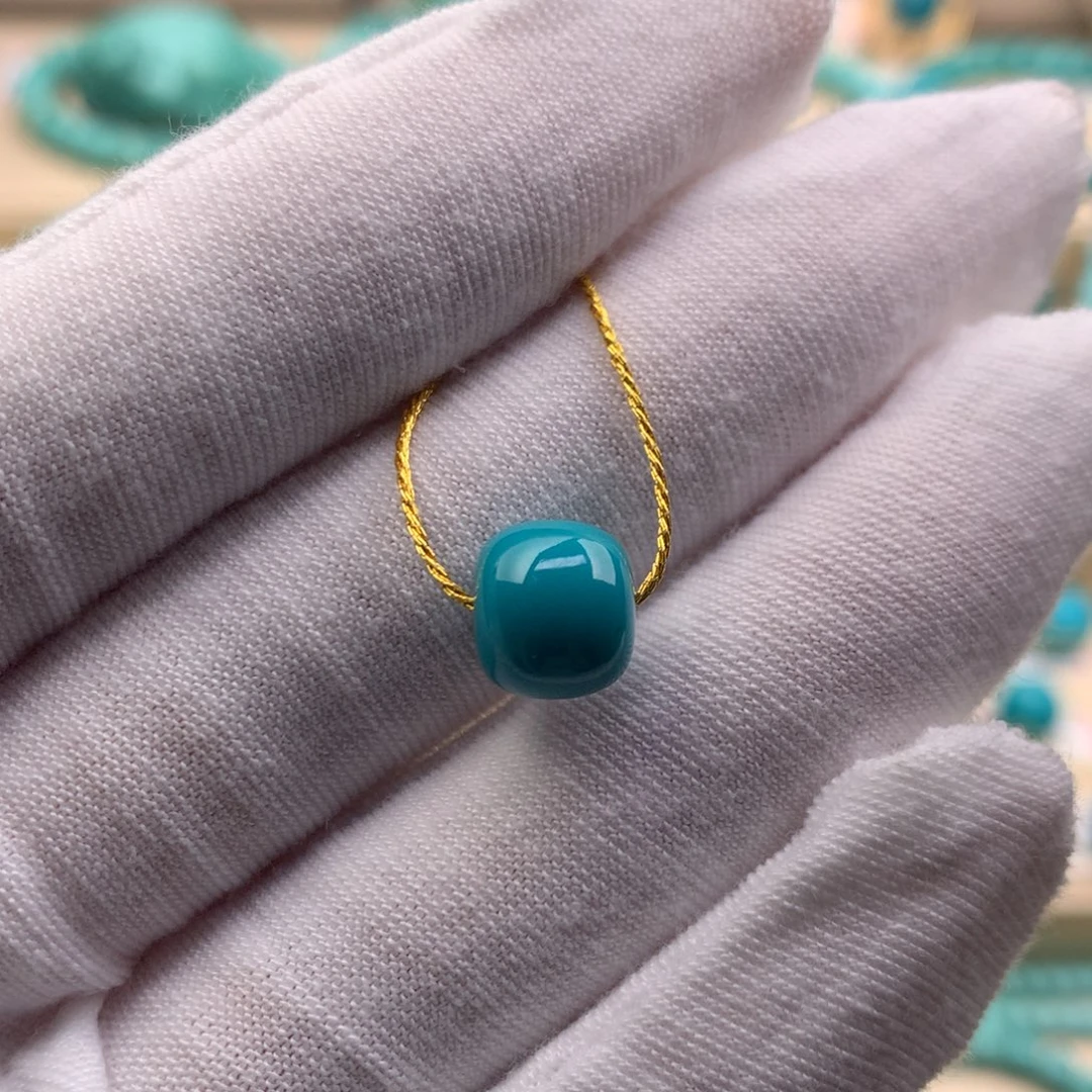 绿松石未镶嵌珠宝奇石9.1*8