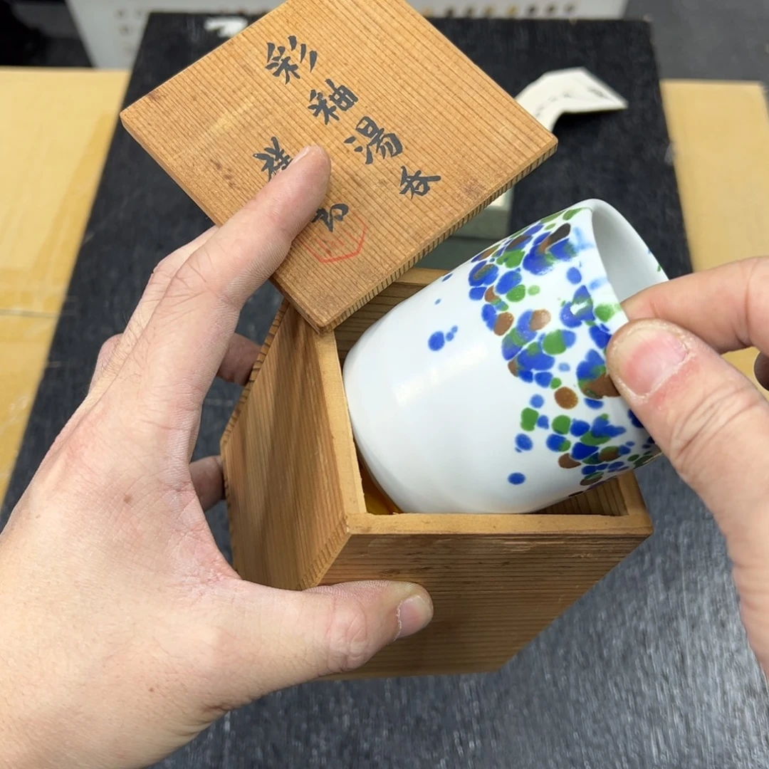 陶瓷日本中古工艺品摆件