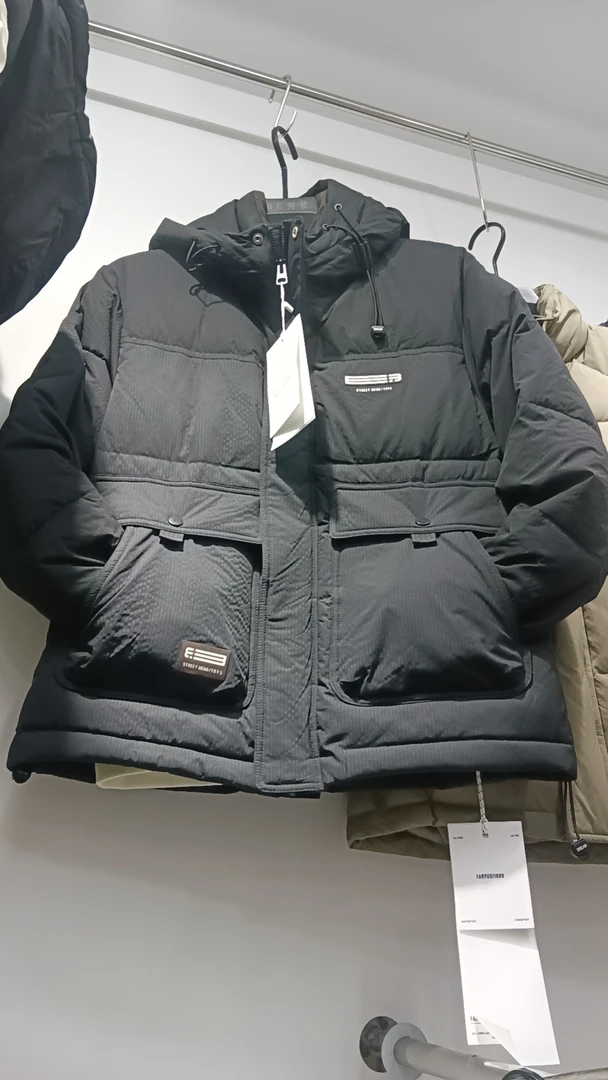 户外连帽保暖加厚面包服宽松抗寒潮流百搭外套