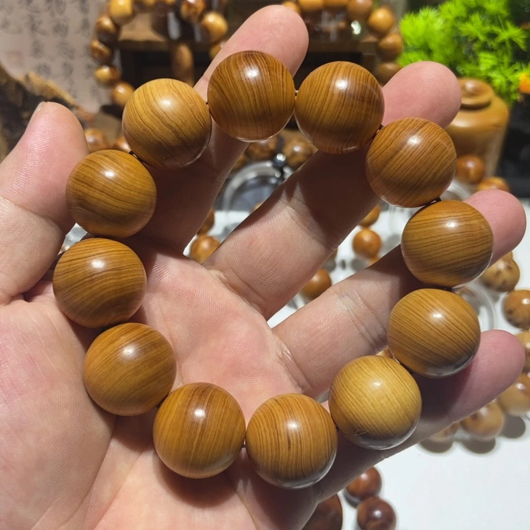 手串/手链柏木（崖柏）2.0城口黄金底崖柏手串