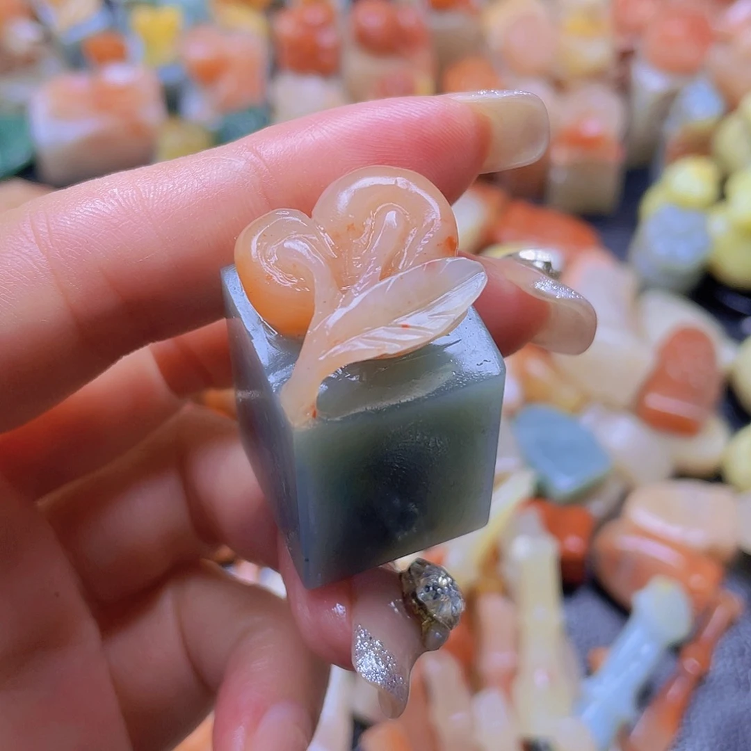 青田石印石纯手工