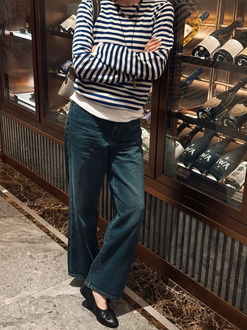 Haut yoli "时光织痕" 复古直筒牛仔诗篇    277