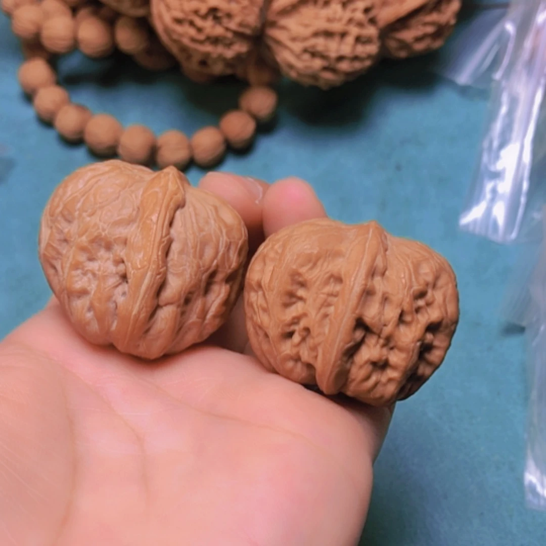 【闪购商品】核桃摆件37平谷元宝练手