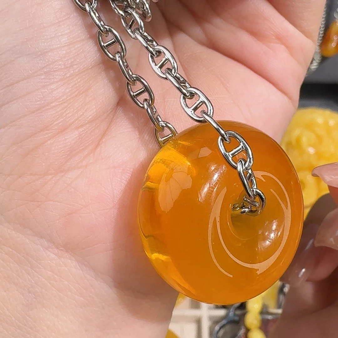 ****下琥珀未镶嵌裸石我