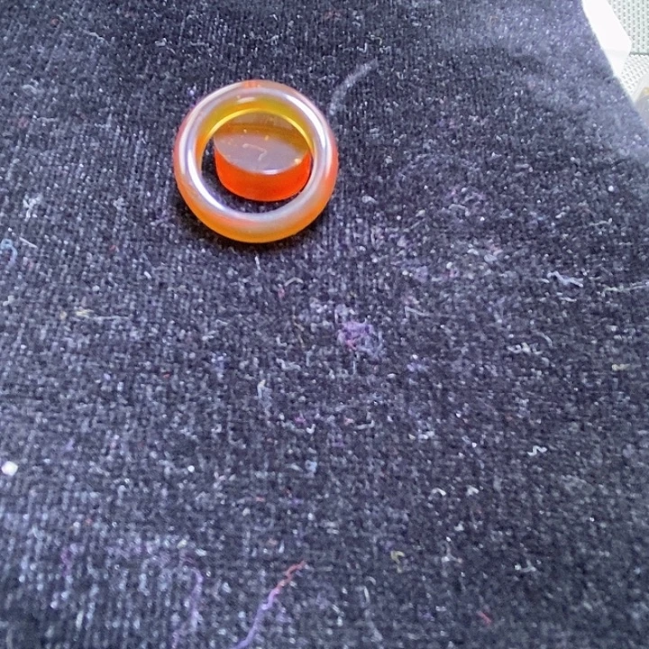 琥珀未镶嵌吊坠(不含链)天然缅甸琥珀金棕指环