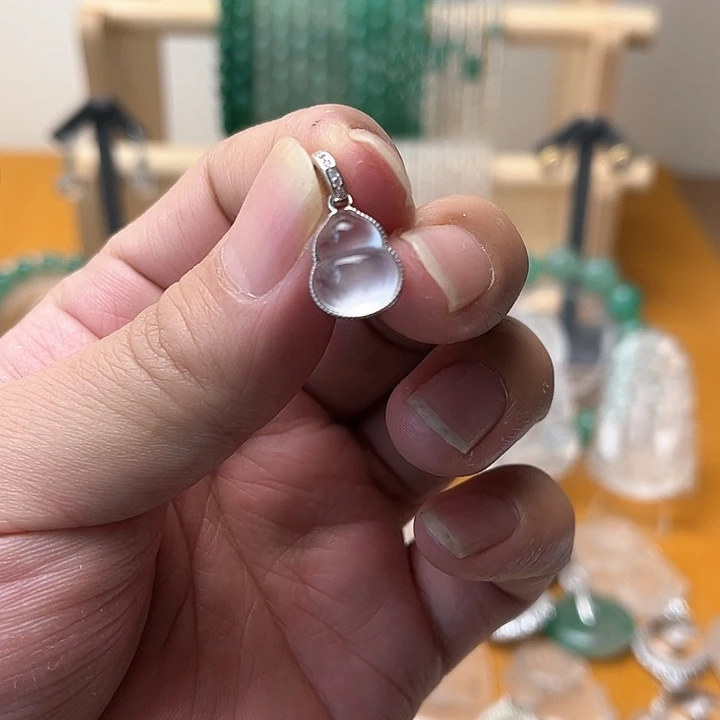 石英质玉葫芦银S925镶嵌