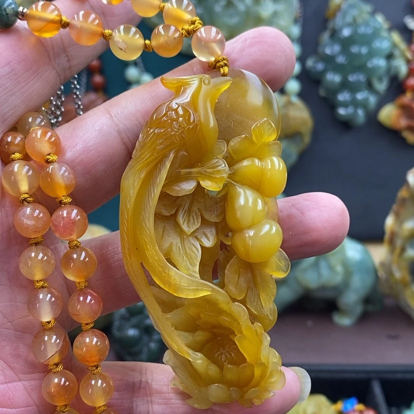 【闪购商品】未镶嵌蛇纹石玉吊坠