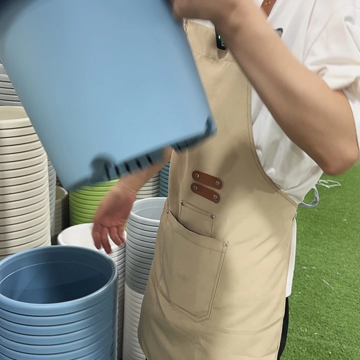 特价四季5号口29.5高24.5蓝色无托6只