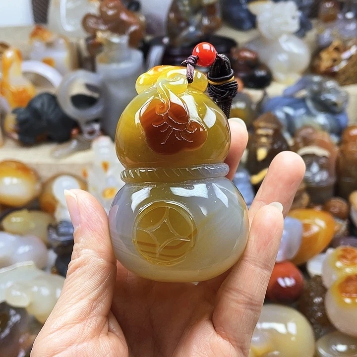玛瑙/玉髓饰品未镶嵌金*金