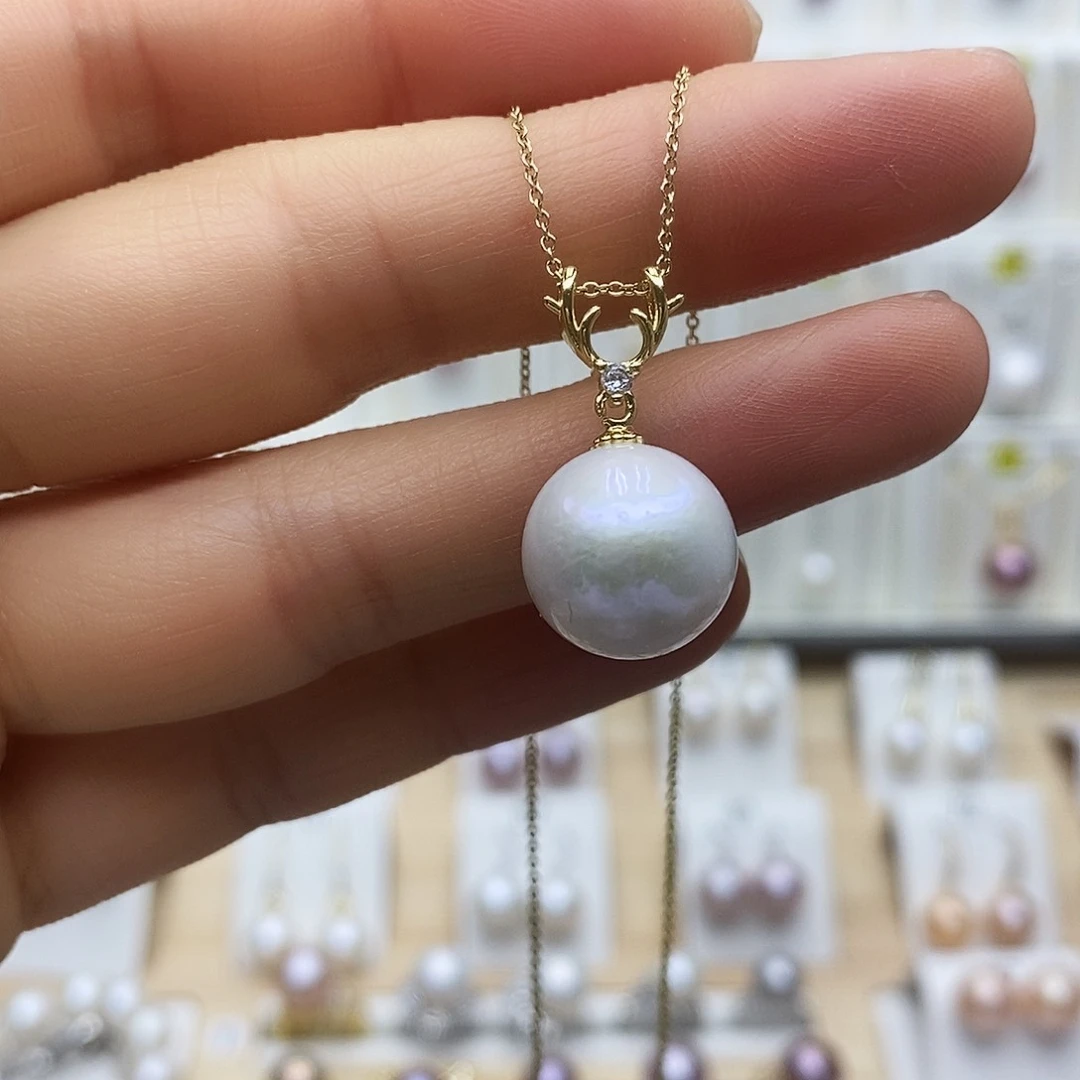 淡水珍珠颈饰合金