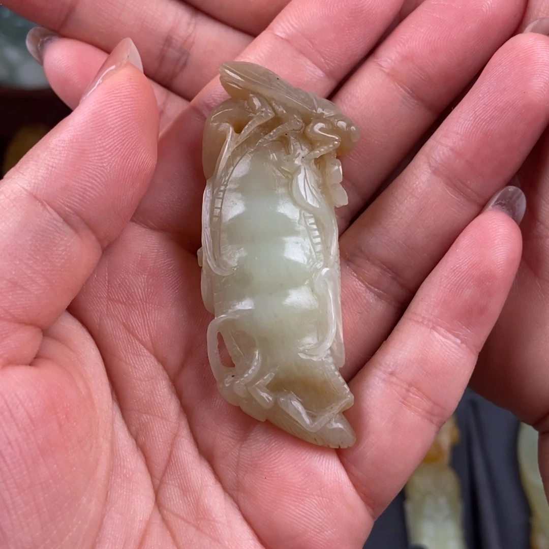 和田玉挂件未镶嵌奋*