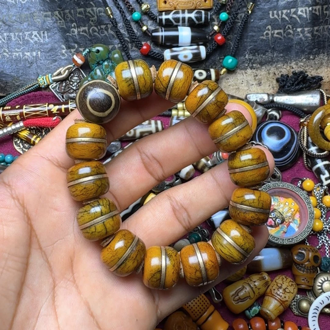 金刚菩提手串牦牛骨19