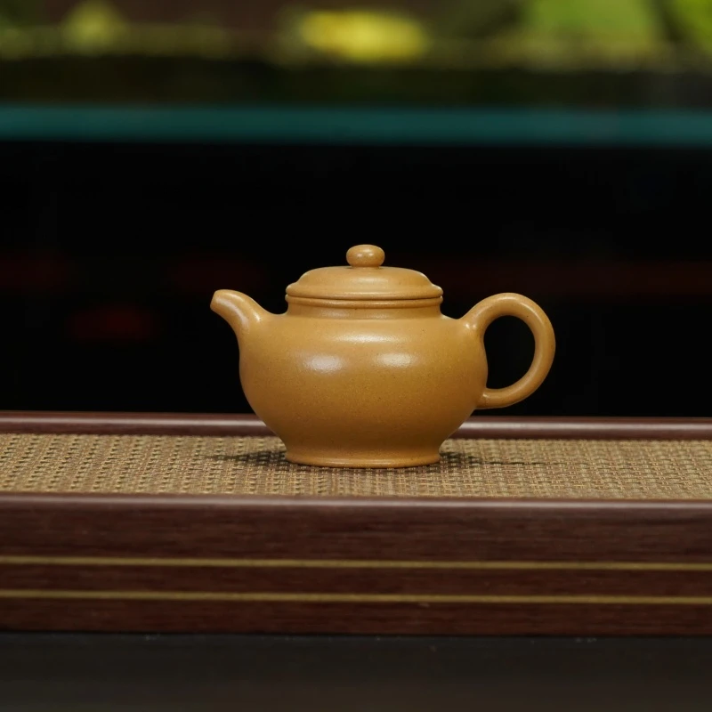 LZY黄金段[小掇只260CC]原矿手工紫砂壶