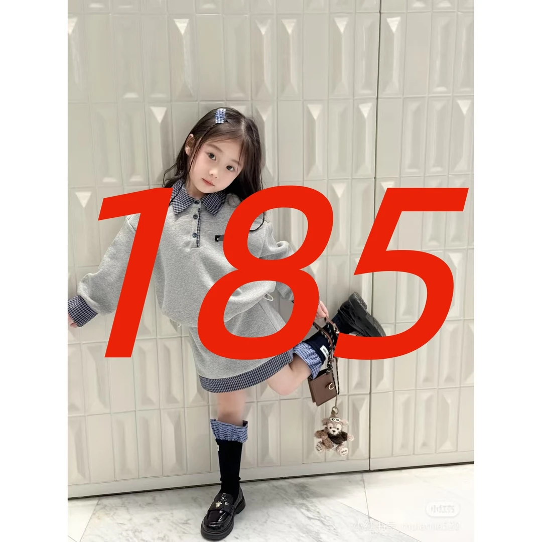 GZ编码185童装2025轻奢小众男宝女宝加厚中长款连帽77112