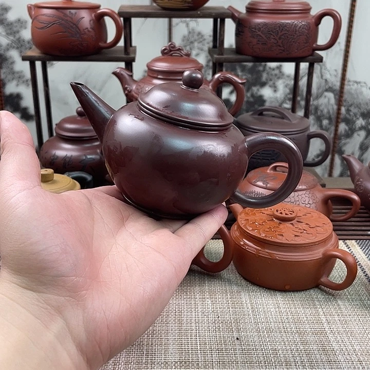 紫砂茶壶宜兴紫砂微瑕7