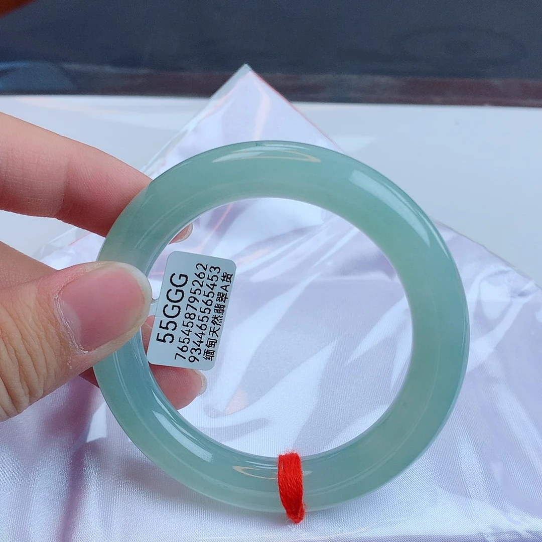 翡翠手镯未镶嵌天然缅甸翡翠A货手镯