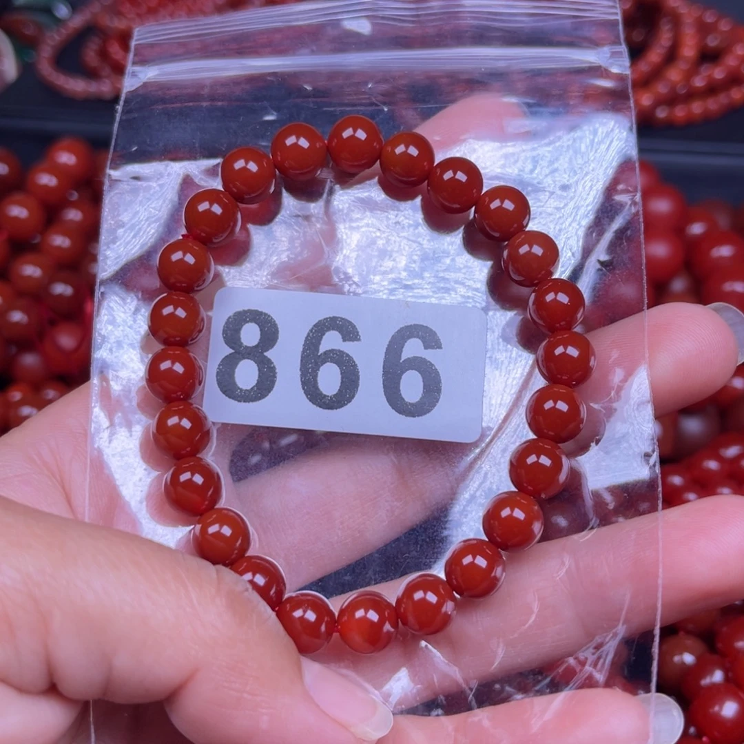 天****南红玛瑙未镶嵌手链