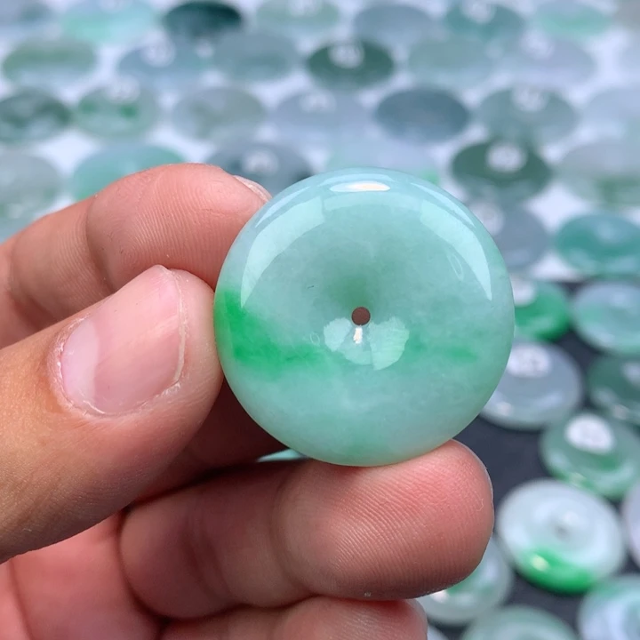 颈饰未镶嵌翡翠缅甸天然A货翡翠29.5-5.9