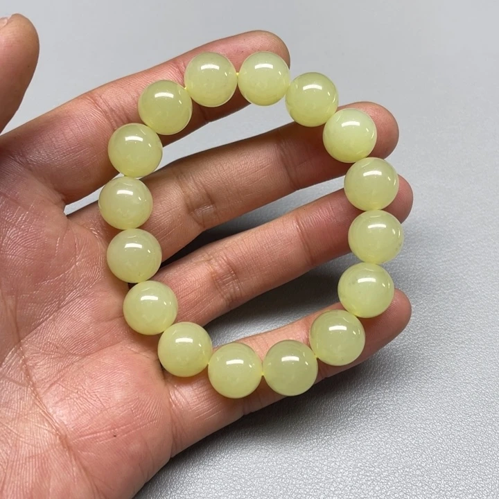 和田玉手串未镶嵌冬*