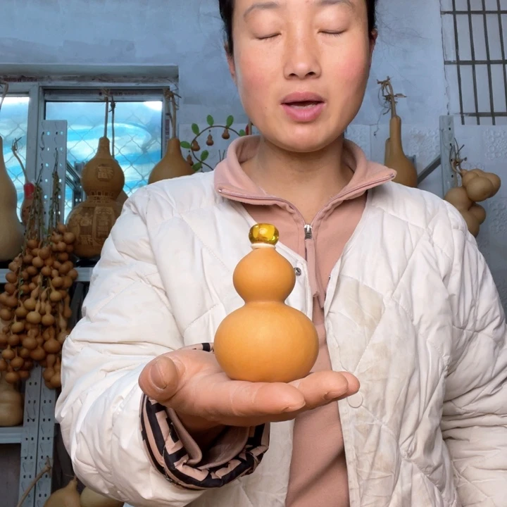 佛***心天然植物葫芦文玩
