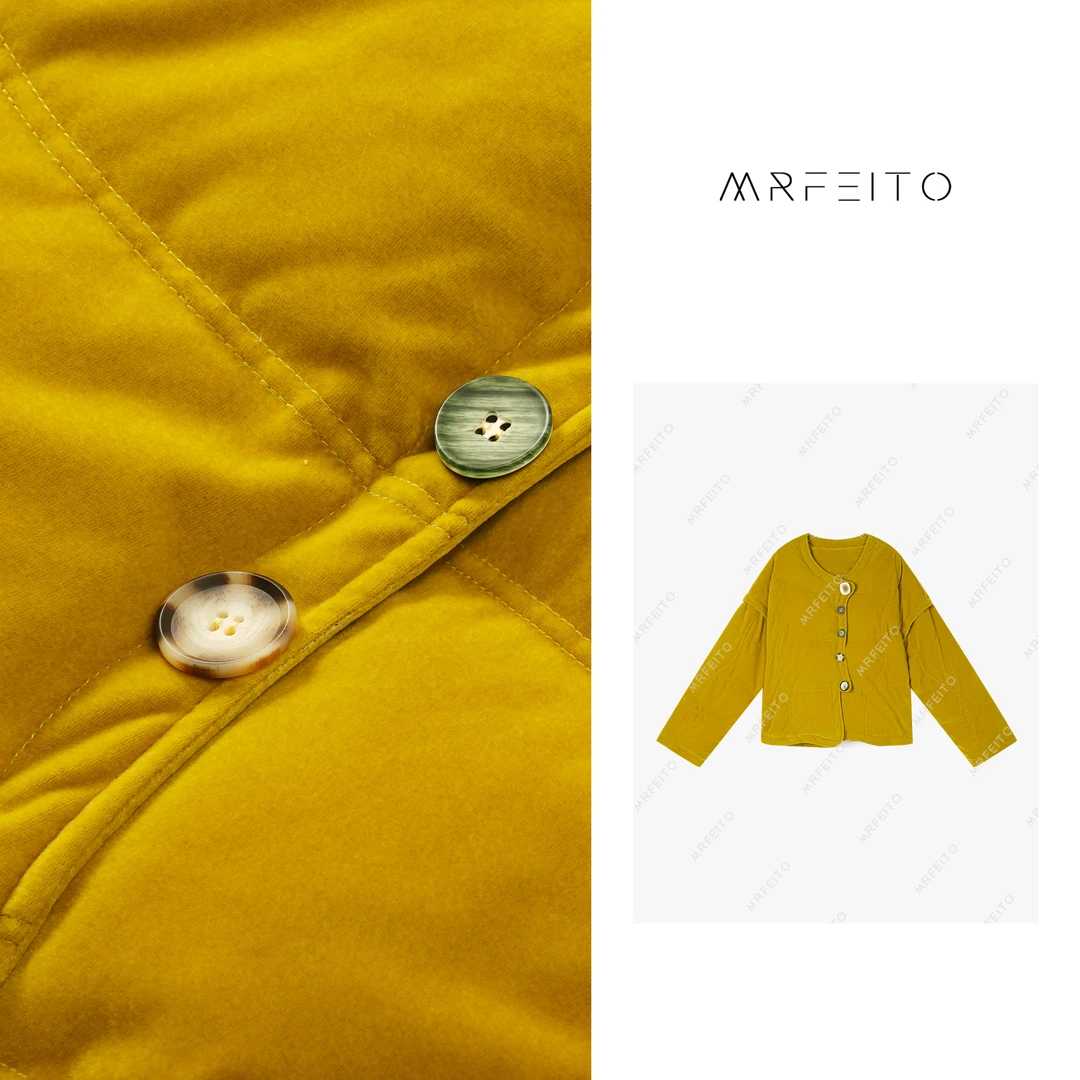 时尚休闲气质显瘦纯色百搭圆领羽绒服H1101YR01D29332