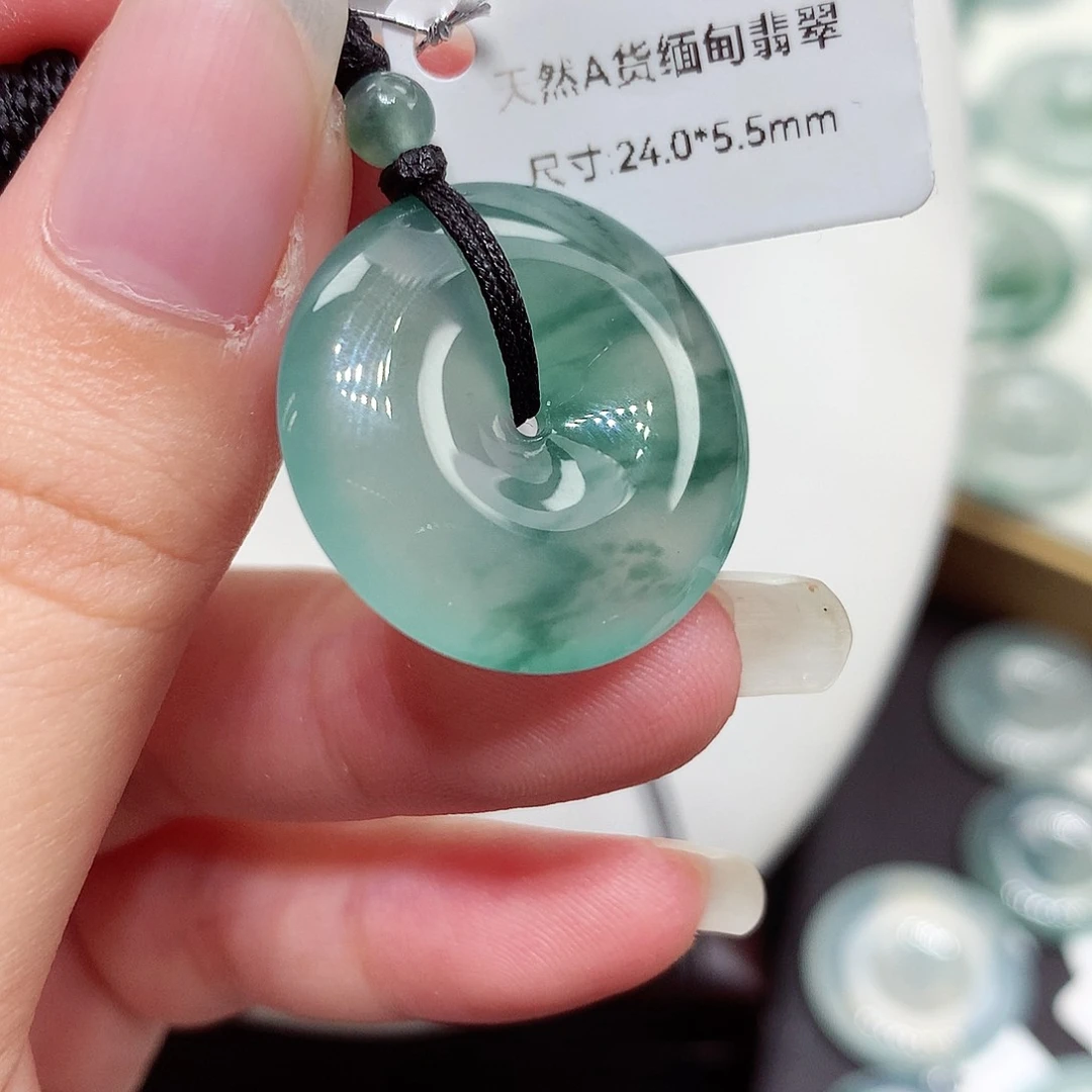 颈饰未镶嵌翡翠编号72，24/5.5