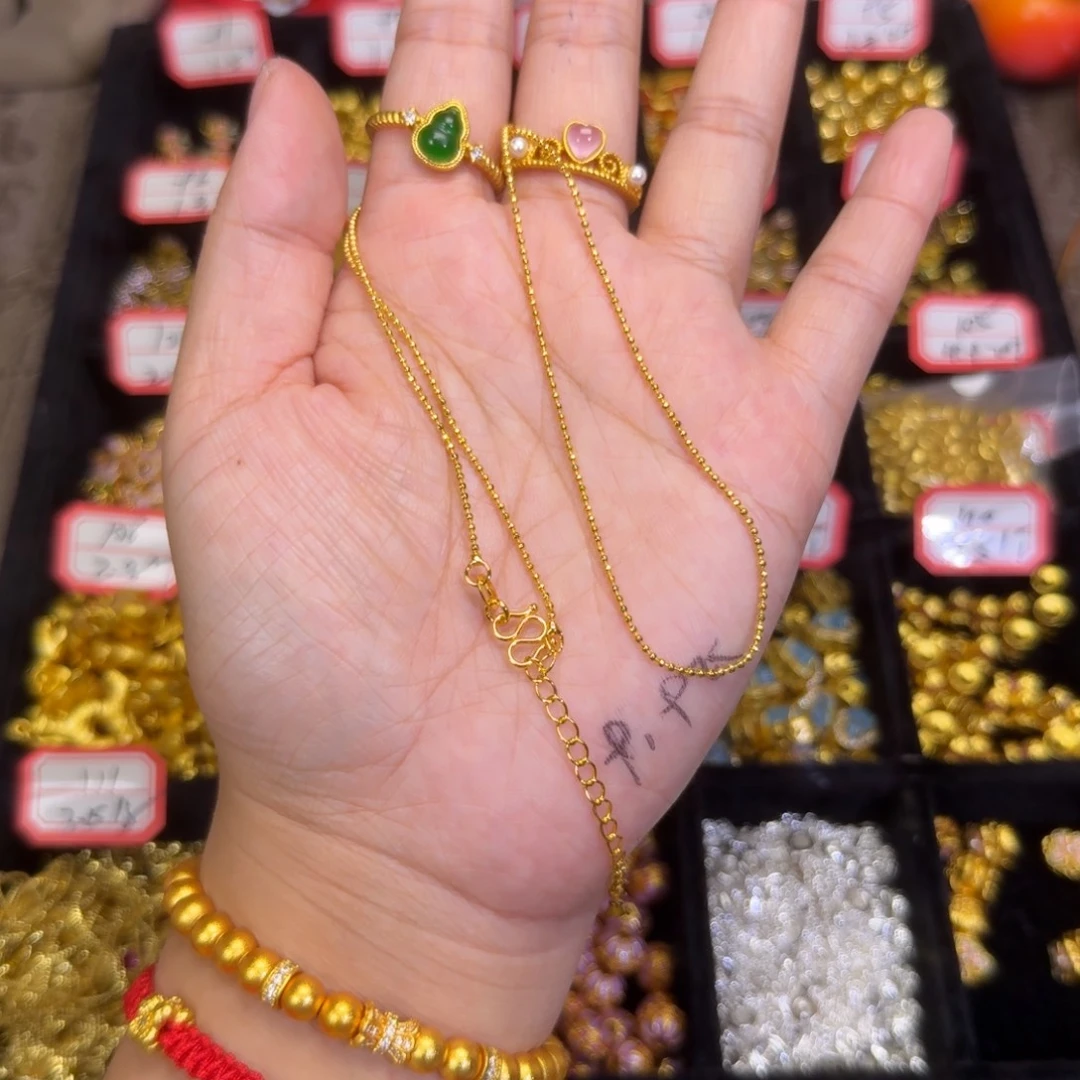 合金 精工豆豆链1条