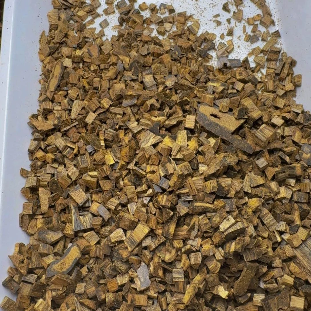 沉香沉香碎屑莺歌绿米粒100克