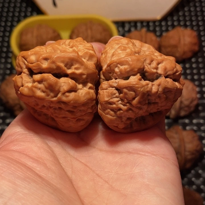 把件文玩核桃三角暴力箭毒蛙王