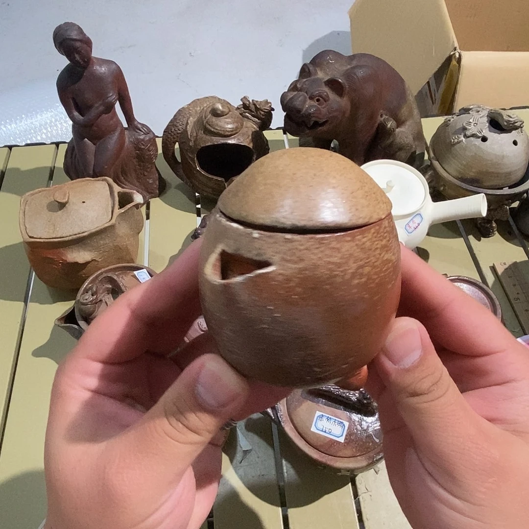 备前末石泰节茶具默认微瑕不退不换看好在拍