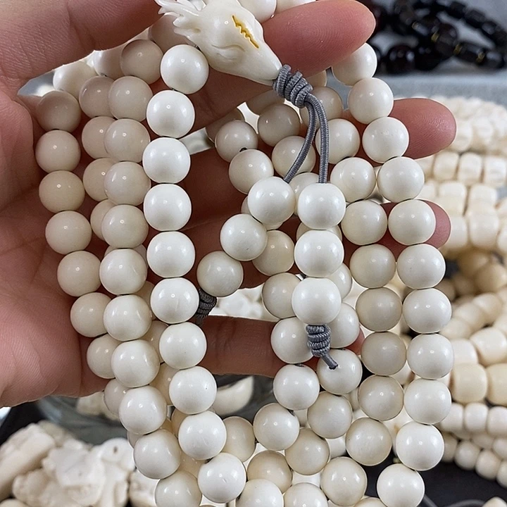 贝壳手串/手链鹿角1.0圆108微瑕➕鹿头