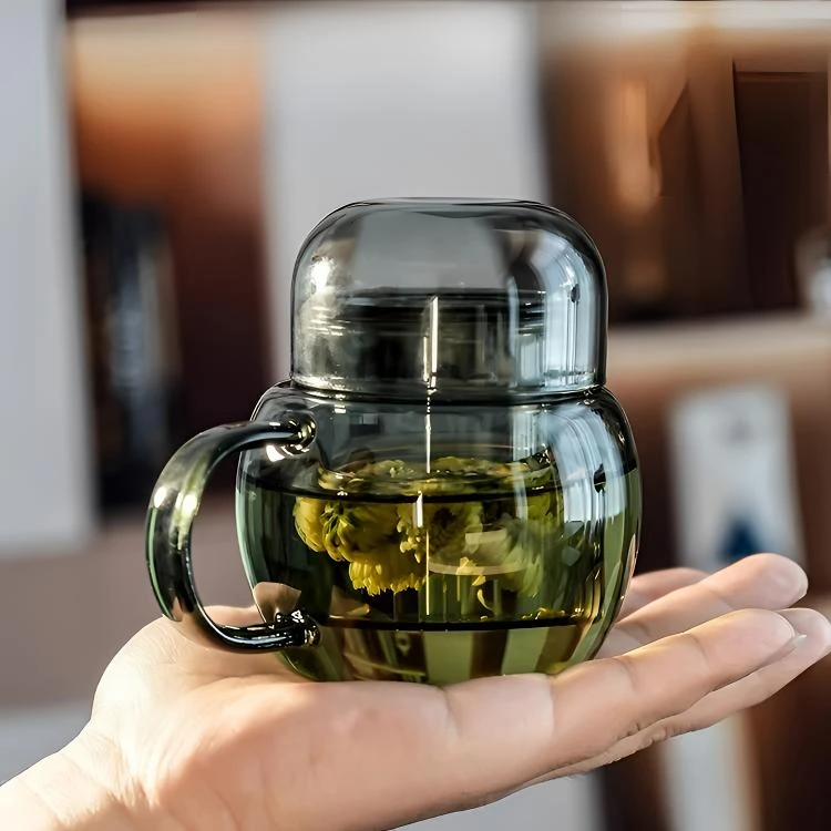 三件杯泡水壶高硼硅耐高温茶具玻璃茶道泡茶烧水茶壶茶具飘逸