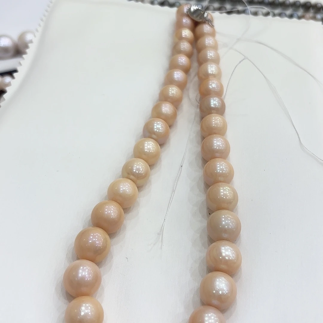 淡水珍珠项链未镶嵌11-14有核