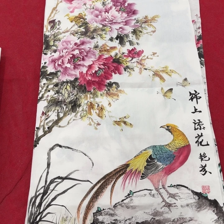 国画花鸟等图案和造型各