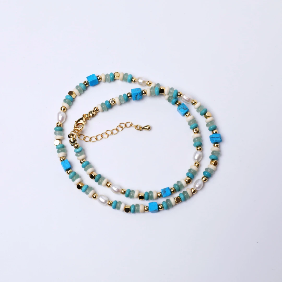 非金属陶瓷项链 （蓝调项链）小众百搭通勤显气质项链