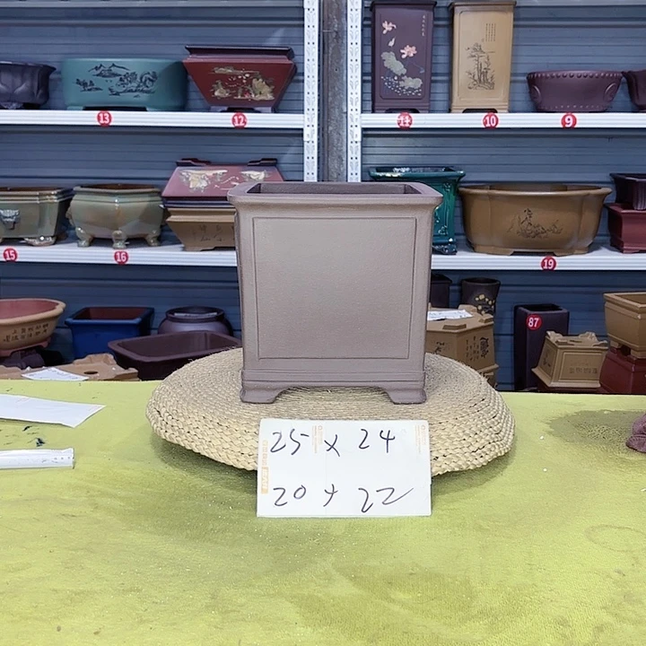 紫砂花盆宜兴紫砂工艺