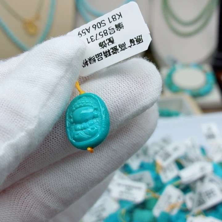未镶嵌绿松石珠宝奇石