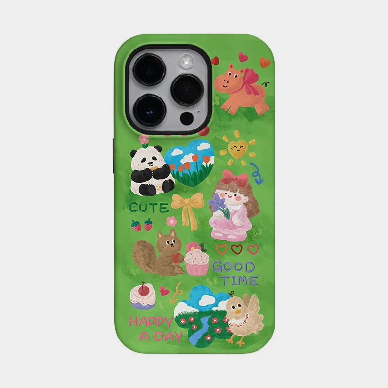 春夏动物苹果16promax手机壳iphone15小米oppo一加vivo华为适用女