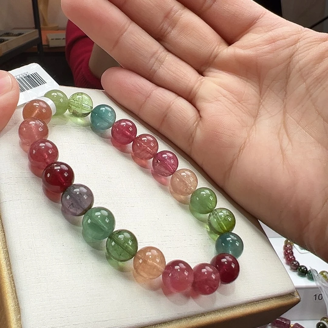 未镶嵌碧玺手串9mmmmmmmm