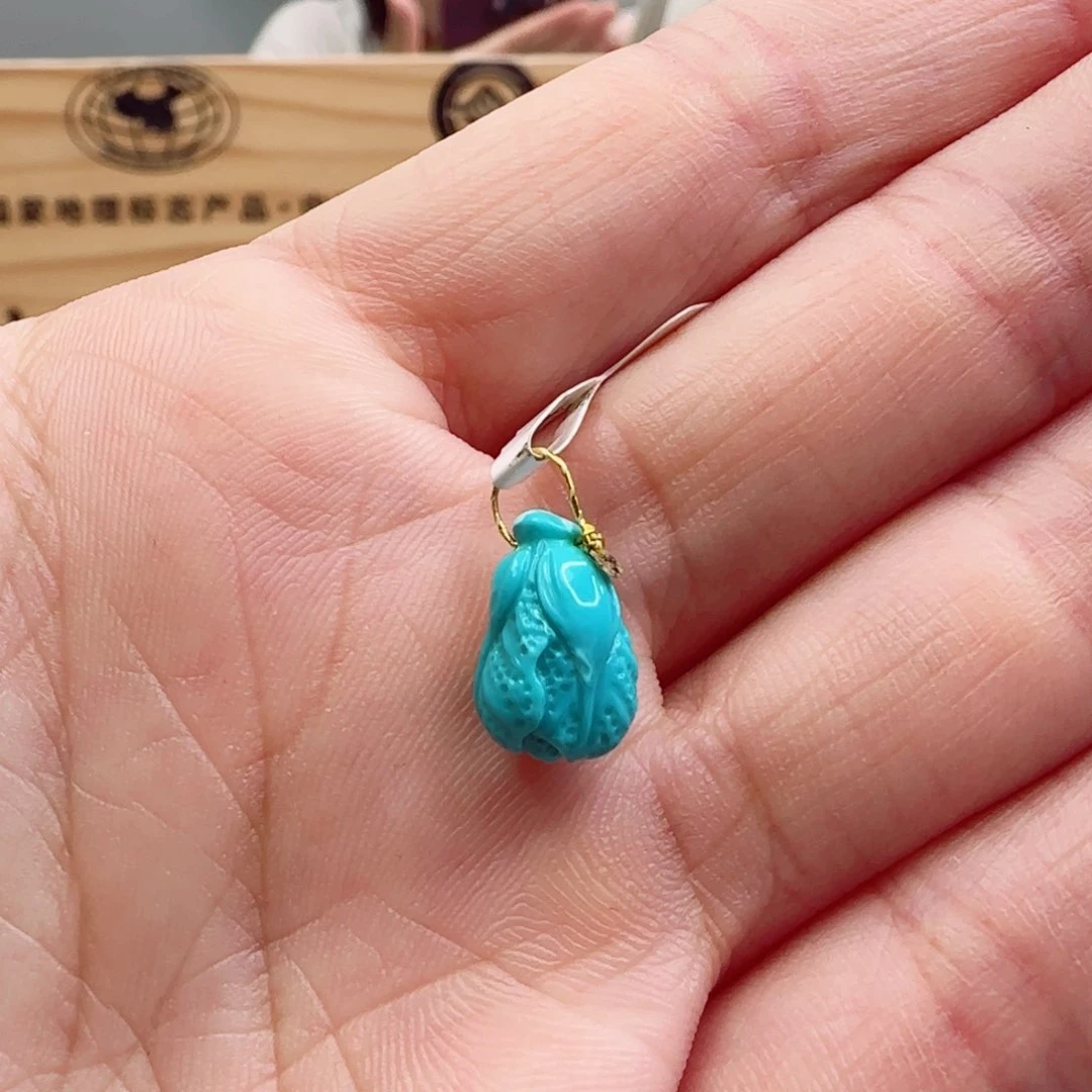 绿松石未镶嵌7玉化百财+w