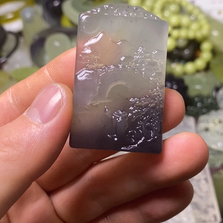 岫玉天然岫玉挂件未镶嵌