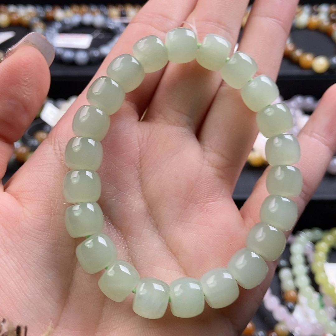 和田玉未镶嵌手链