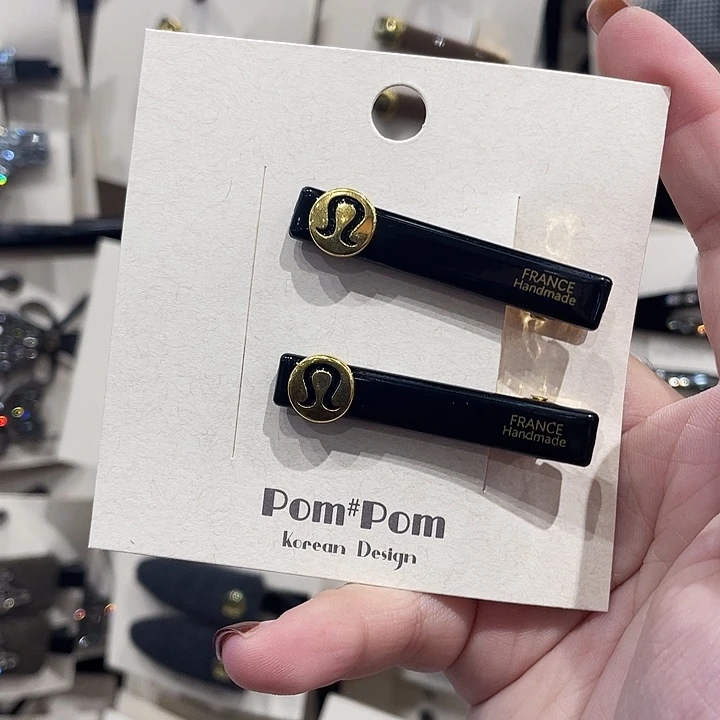 皮质铁合金鸭嘴夹黑色