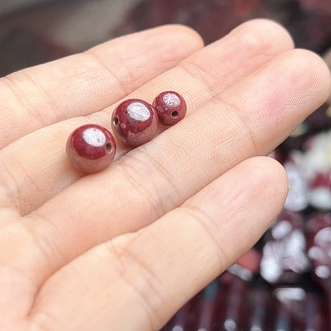 【闪购商品】天然辰砂H****a天然原矿朱砂珠子