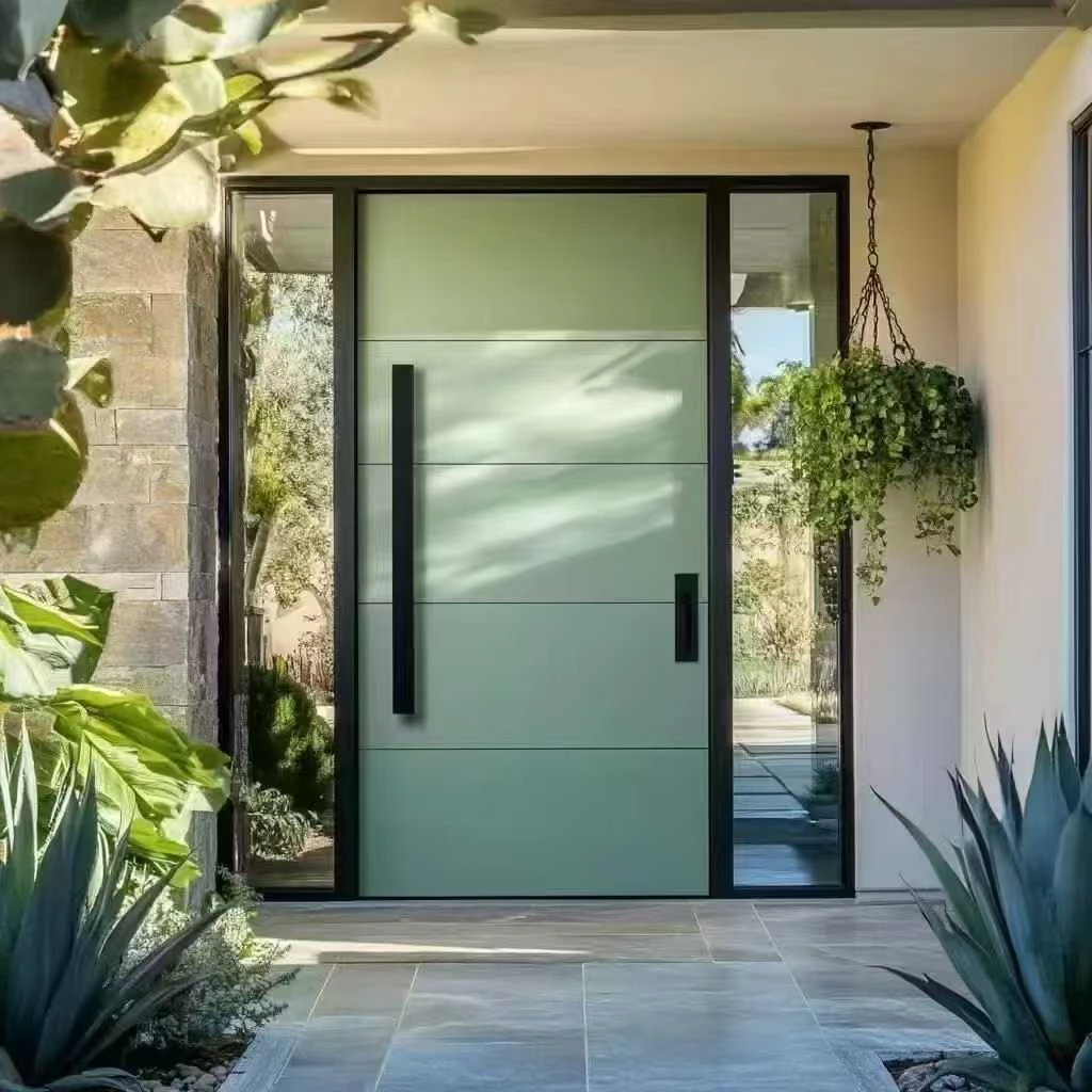 铸铝双开门玻璃别墅入户对开入户门防盗门2025年新款定制直销工厂