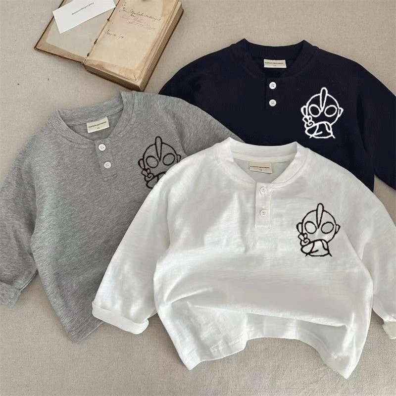 男童T恤长袖春秋新款儿童POLO打底春秋款纯棉休闲时尚宝宝上衣穿t
