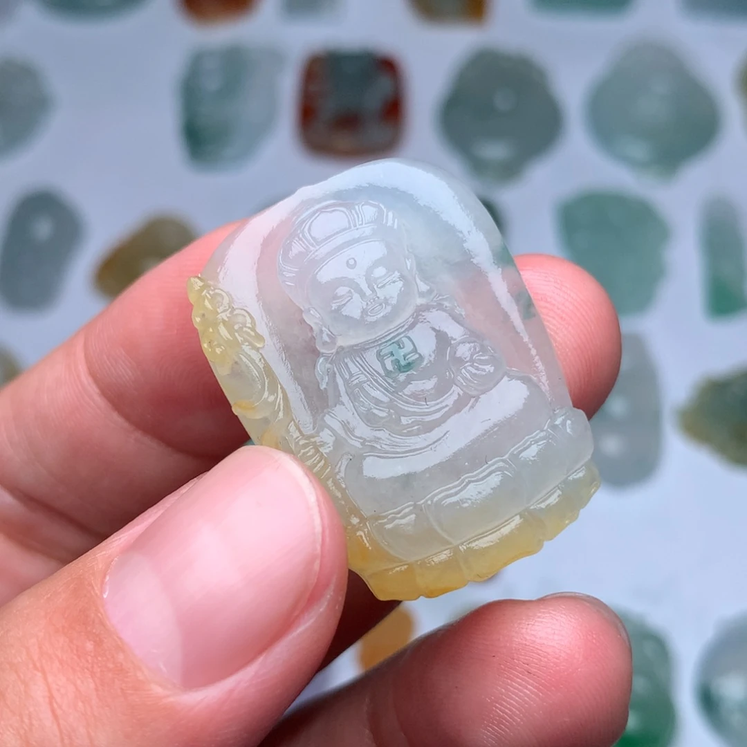 定制翡翠未镶嵌地藏宝宝