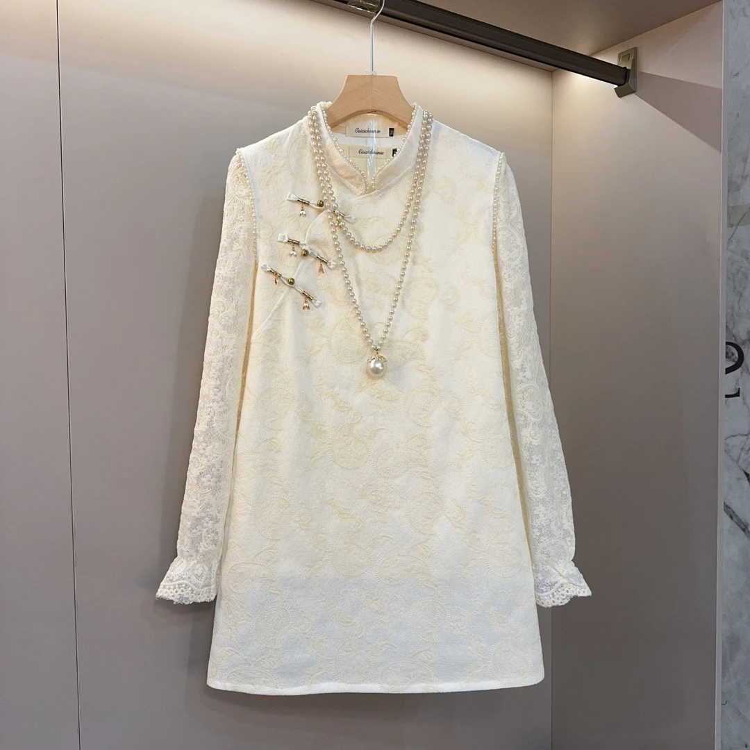 大码新中式洋气百搭时尚春秋2025盘扣国风气质显瘦马甲两件套